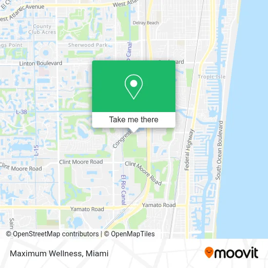 Maximum Wellness map