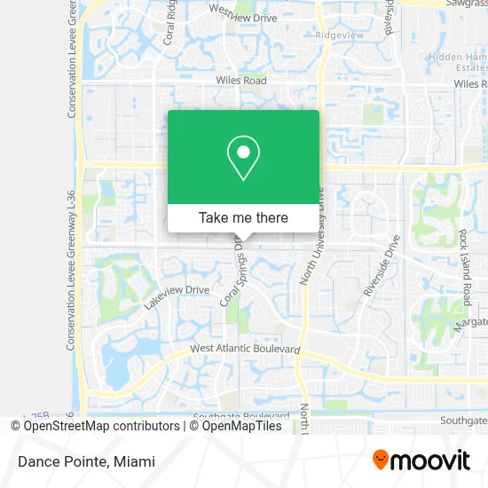 Dance Pointe map
