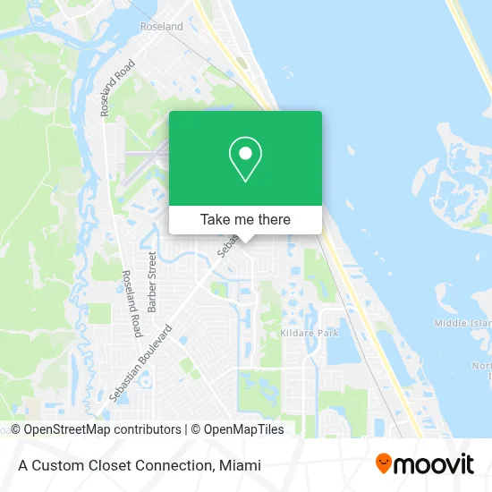A Custom Closet Connection map