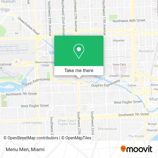 Menu Men map