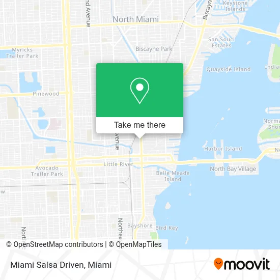 Miami Salsa Driven map