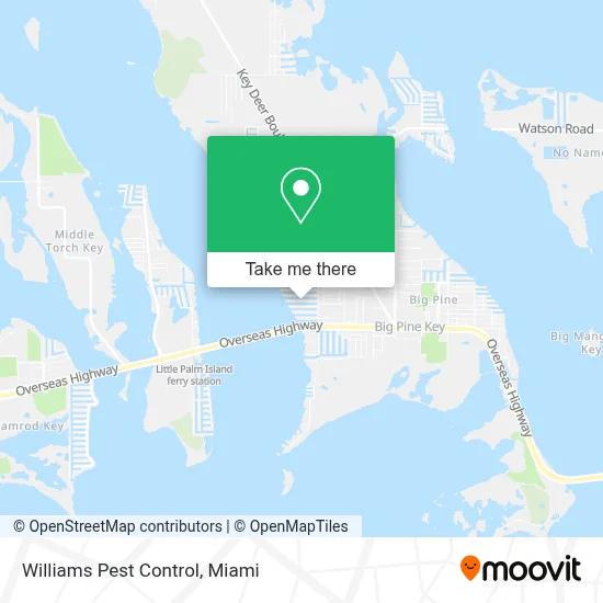 Williams Pest Control map