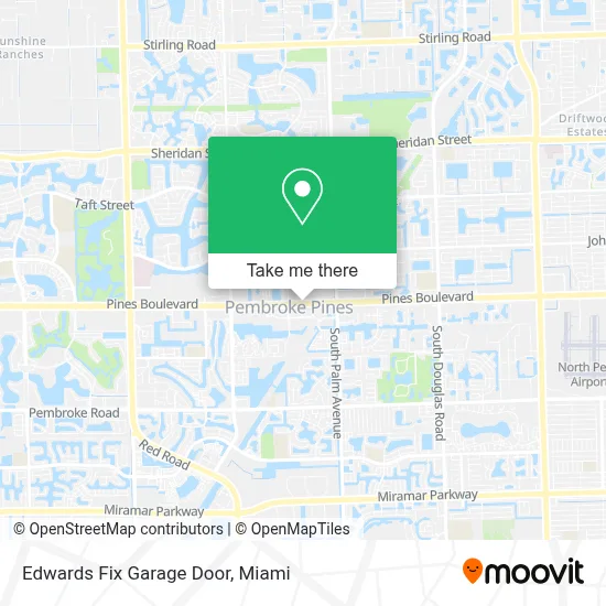 Edwards Fix Garage Door map