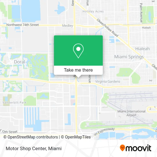 Motor Shop Center map