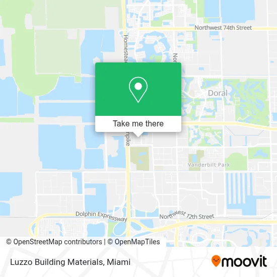 Luzzo Building Materials map