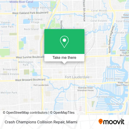 Crash Champions Collision Repair map