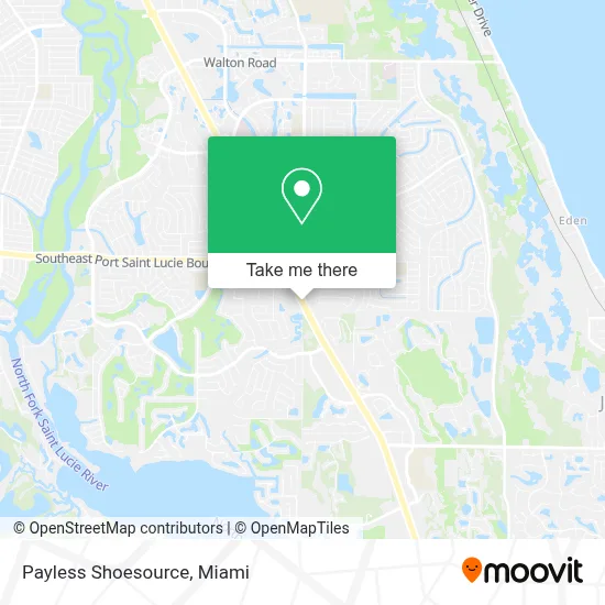 Payless Shoesource map