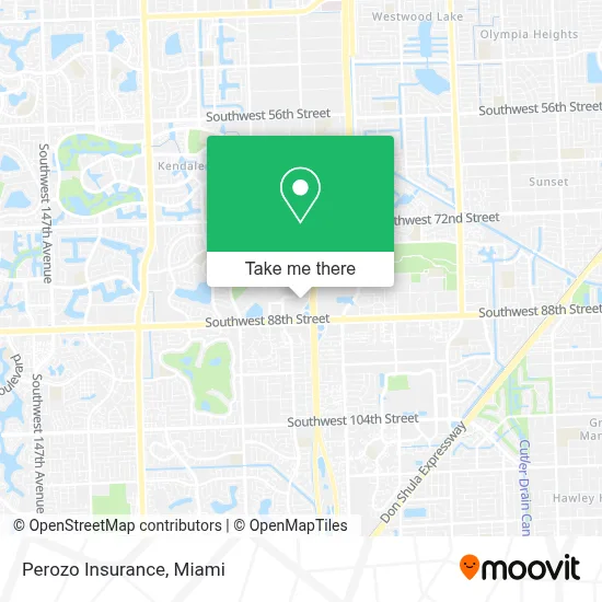 Perozo Insurance map