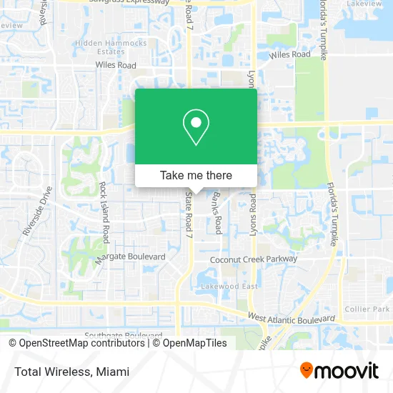Total Wireless map