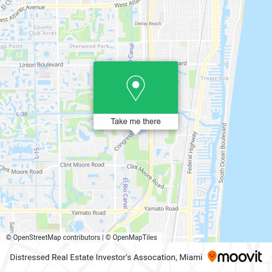 Distressed Real Estate Investor's Assocation map