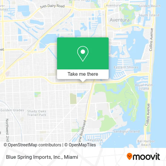 Blue Spring Imports, Inc. map