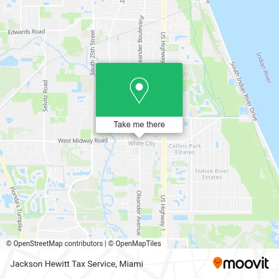 Jackson Hewitt Tax Service map