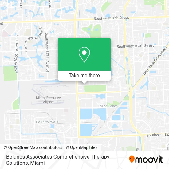 Bolanos Associates Comprehensive Therapy Solutions map