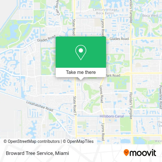 Broward Tree Service map