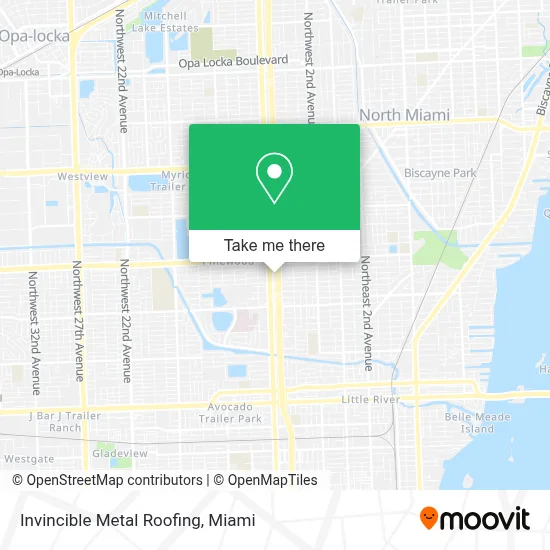 Invincible Metal Roofing map