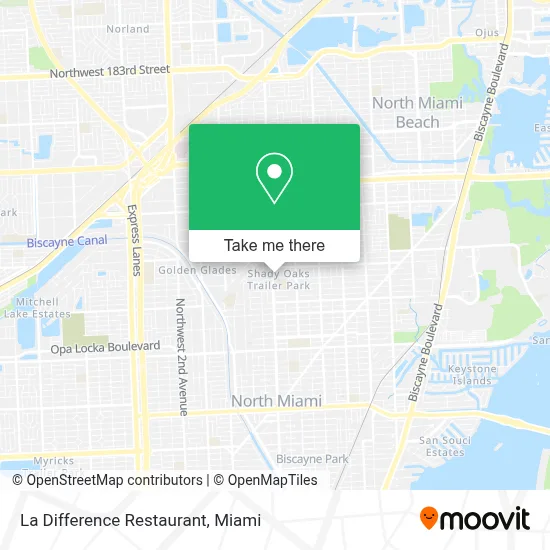 La Difference Restaurant map