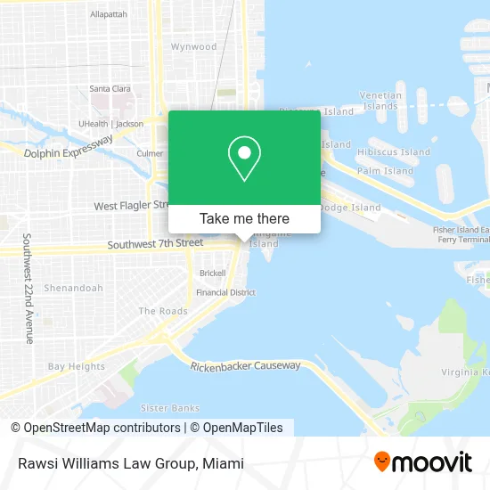 Rawsi Williams Law Group map