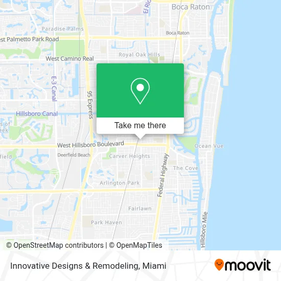 Innovative Designs & Remodeling map