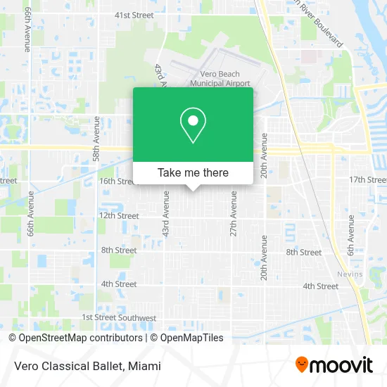 Vero Classical Ballet map