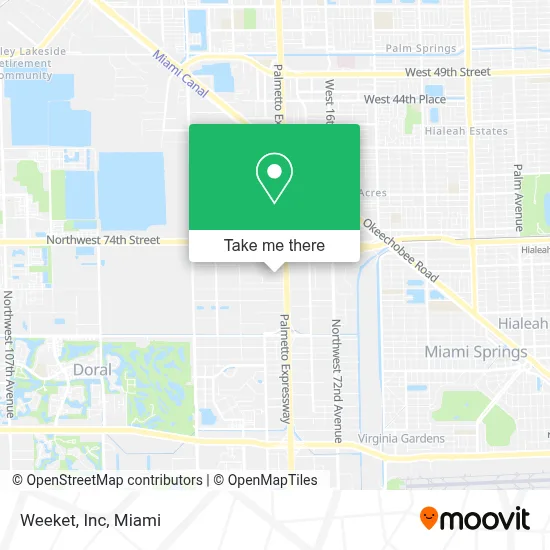 Weeket, Inc map