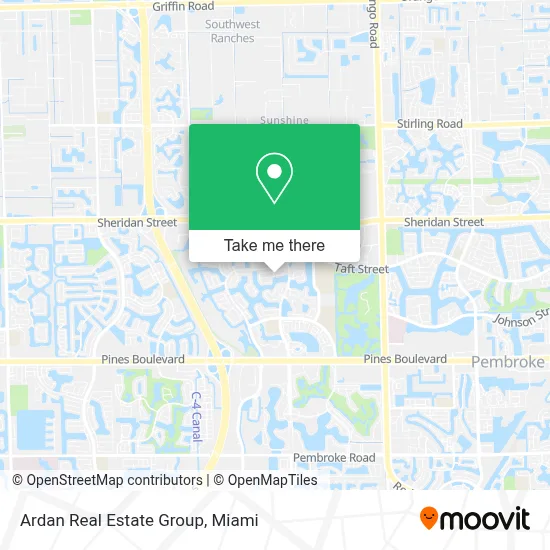 Ardan Real Estate Group map