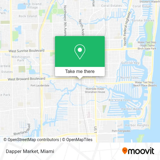 Dapper Market map