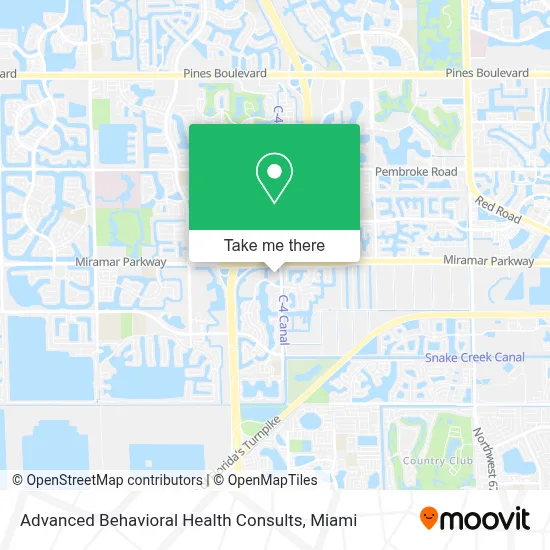 Advanced Behavioral Health Consults map