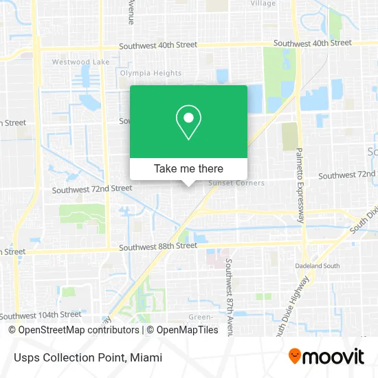 Usps Collection Point map