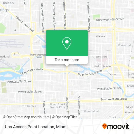 Ups Access Point Location map