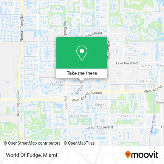 World Of Fudge map