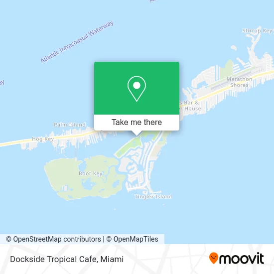Dockside Tropical Cafe map
