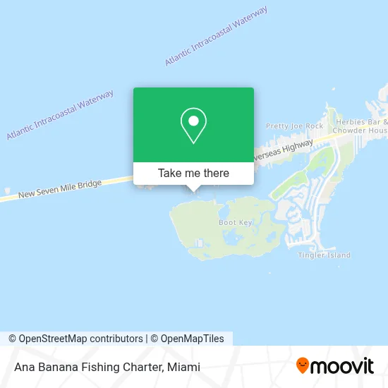 Ana Banana Fishing Charter map