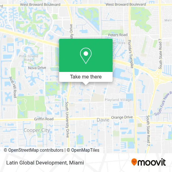 Latin Global Development map