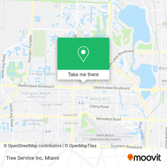 Tree Service Inc map