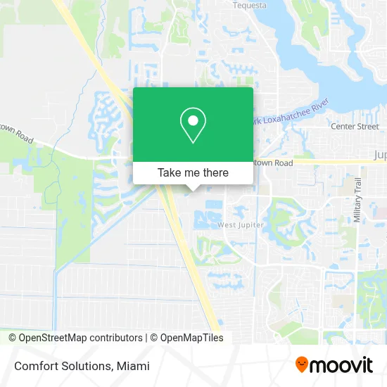 Comfort Solutions map