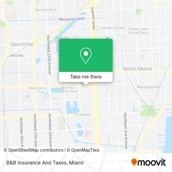 B&B Insurance And Taxes map