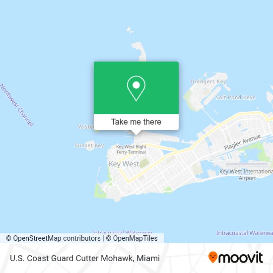U.S. Coast Guard Cutter Mohawk map