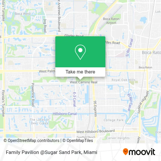 Family Pavilion @Sugar Sand Park map