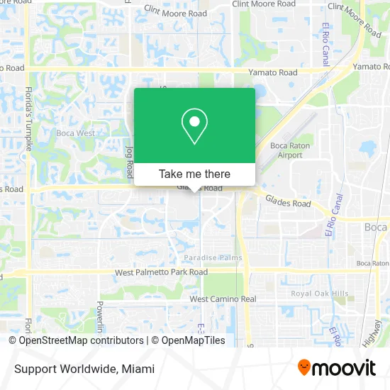 Support Worldwide map