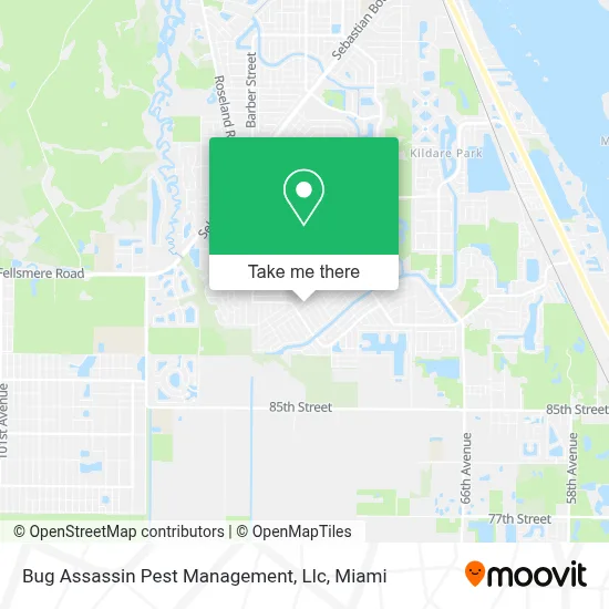 Bug Assassin Pest Management, Llc map