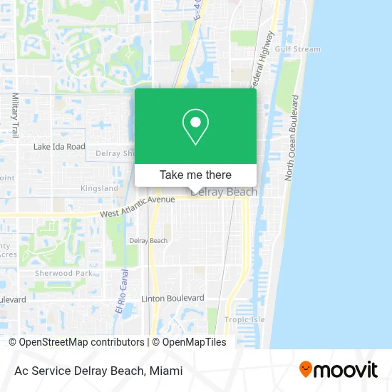 Ac Service Delray Beach map