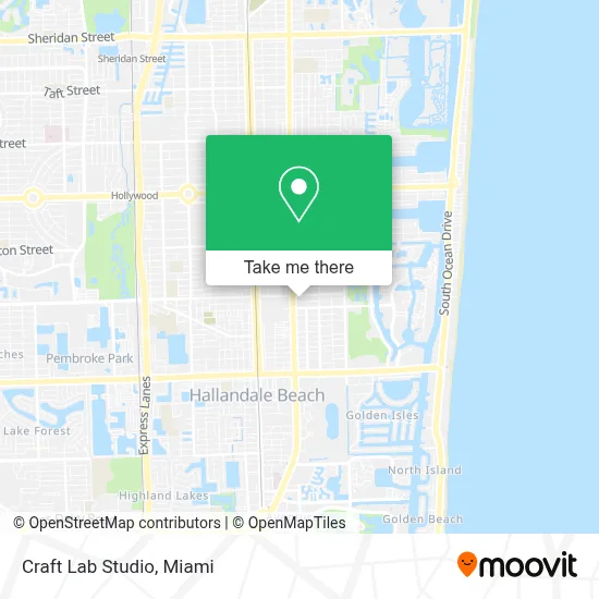 Craft Lab Studio map