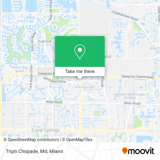 Tripti Chopade, Md map