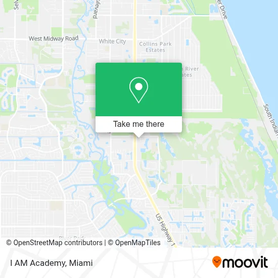 I AM Academy map