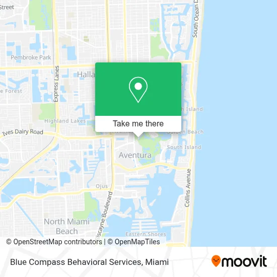 Blue Compass Behavioral Services map