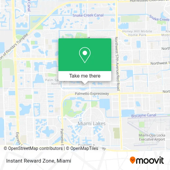 Instant Reward Zone map