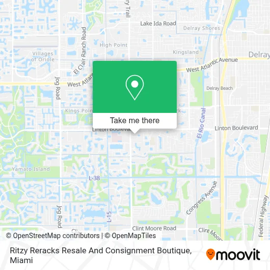 Ritzy Reracks Resale And Consignment Boutique map