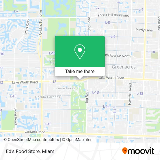 Ed's Food Store map