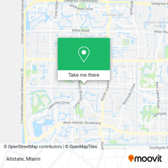 Allstate map