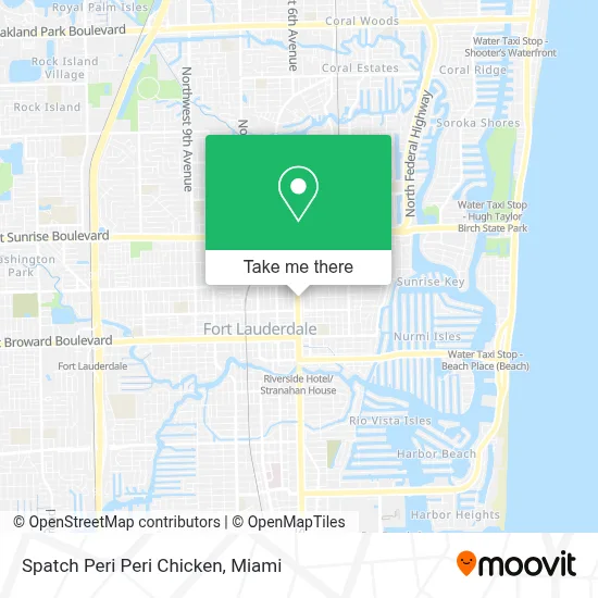 Spatch Peri Peri Chicken map